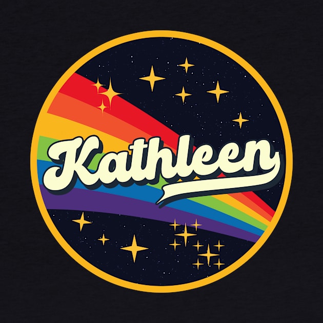 Kathleen // Rainbow In Space Vintage Style by LMW Art